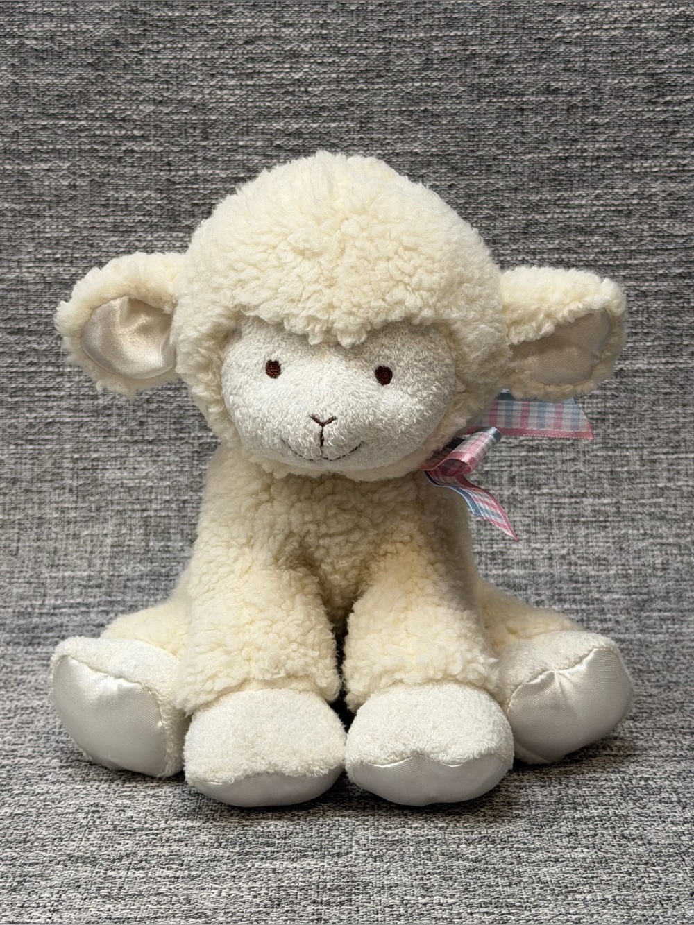 Baby Lamb Nellie's All Natural Lamby Dryerballs Plush Stuffed Animal Pastel Bow